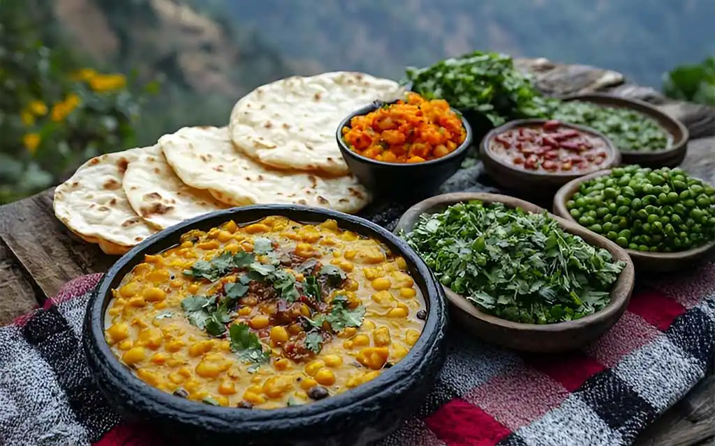 Authentic Pahadi Thali